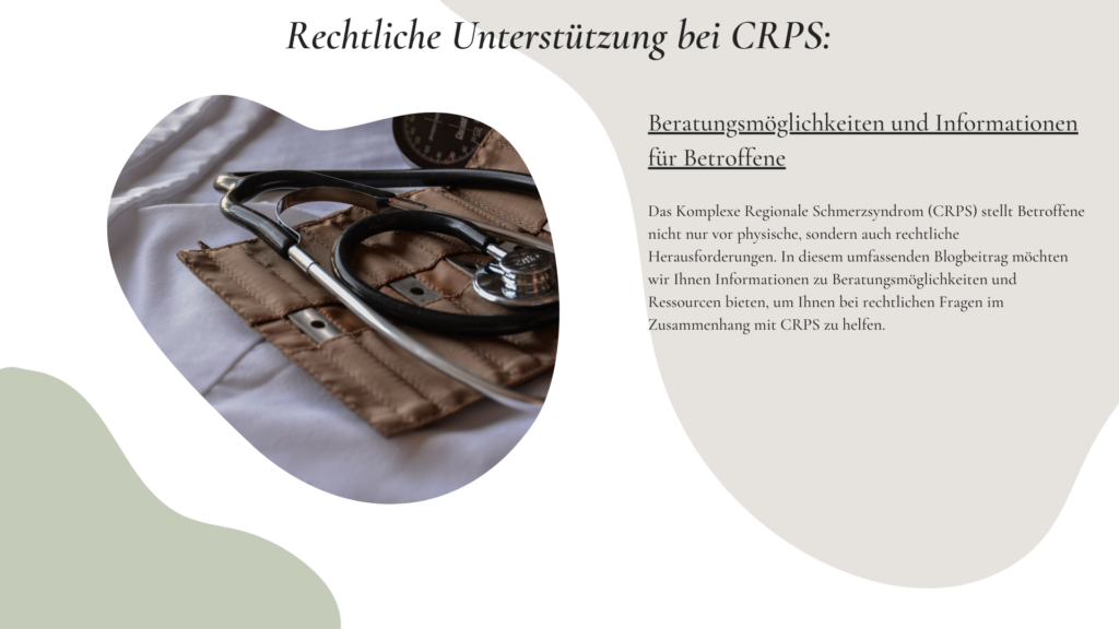 Ein Arzt mit medizinischem ZubehörRechtliche Unterstützung bei CRPS(Morbus-Sudeck.net)